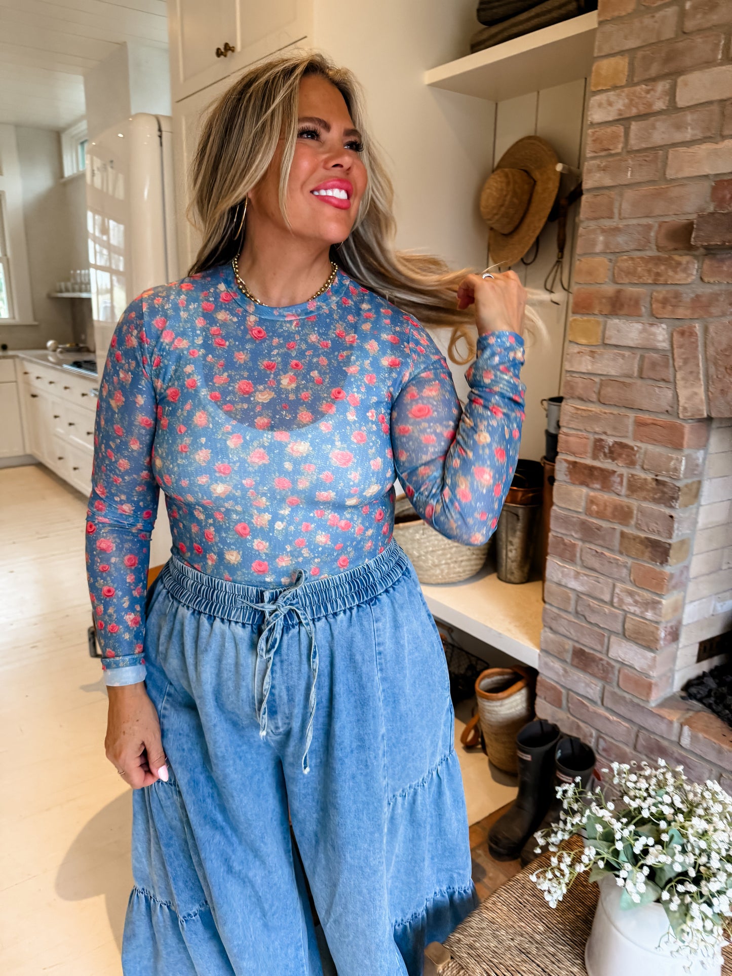 PREORDER- SOUTHERN CHARM DRESS IT UP MESH TOPS