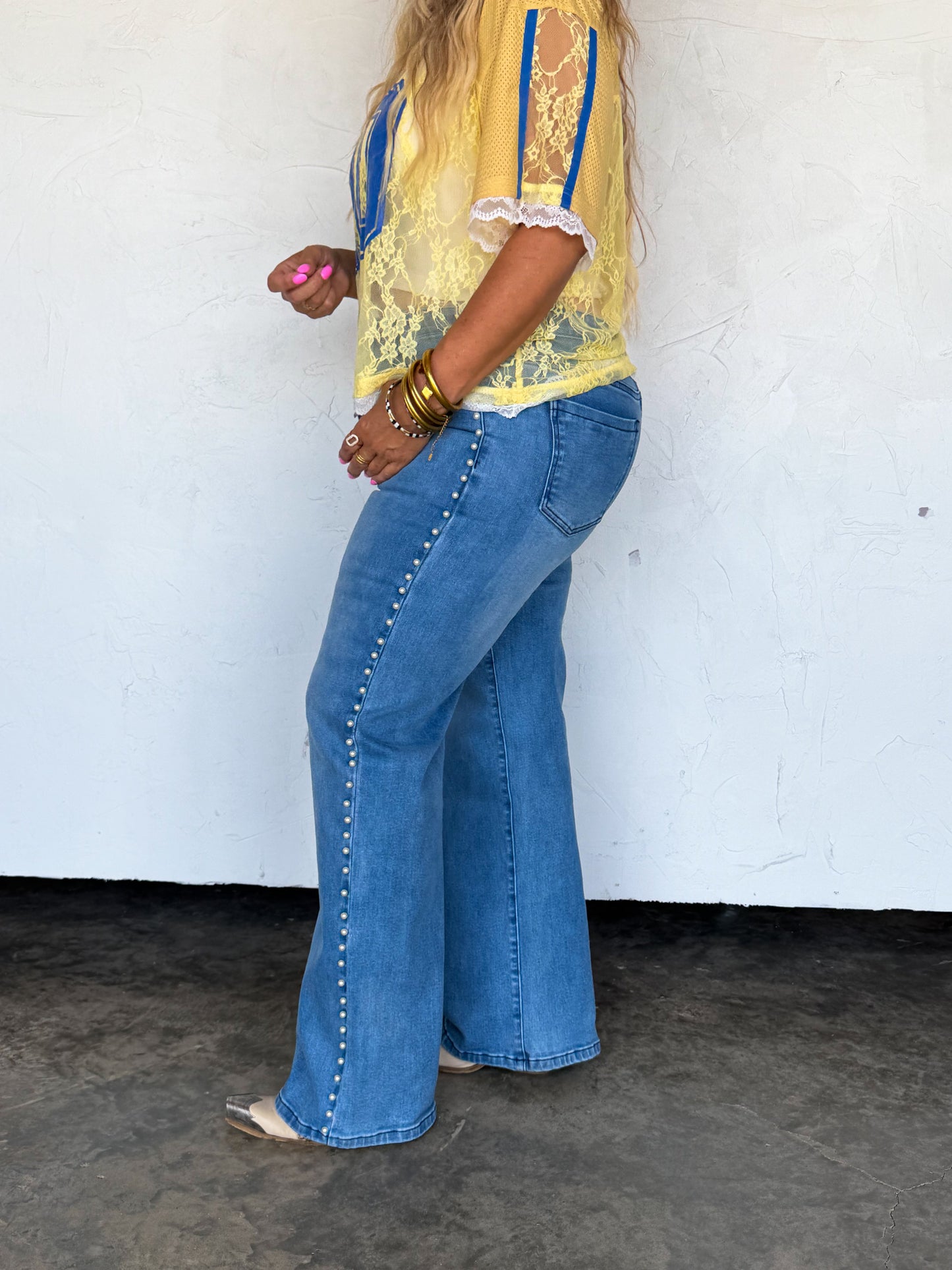Blakeley Uptown Pearl Denim Jean - Preorder by Blakeley
