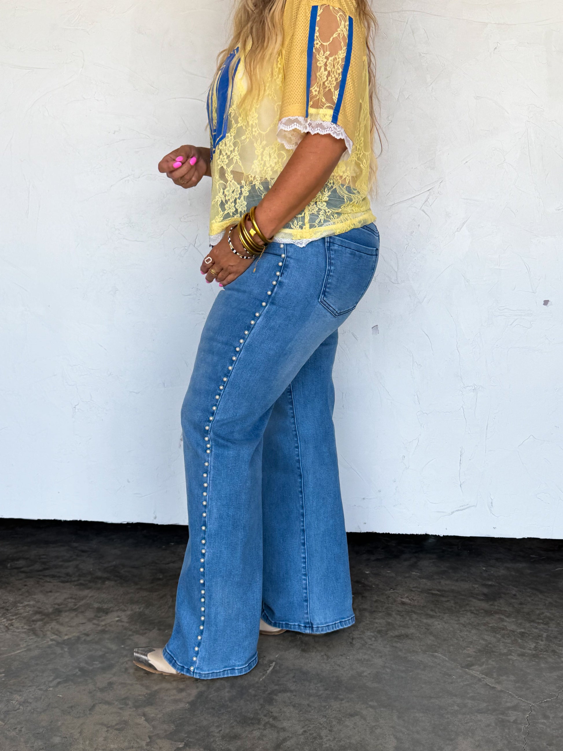 Blakeley Uptown Pearl Denim Jean - Preorder by Blakeley