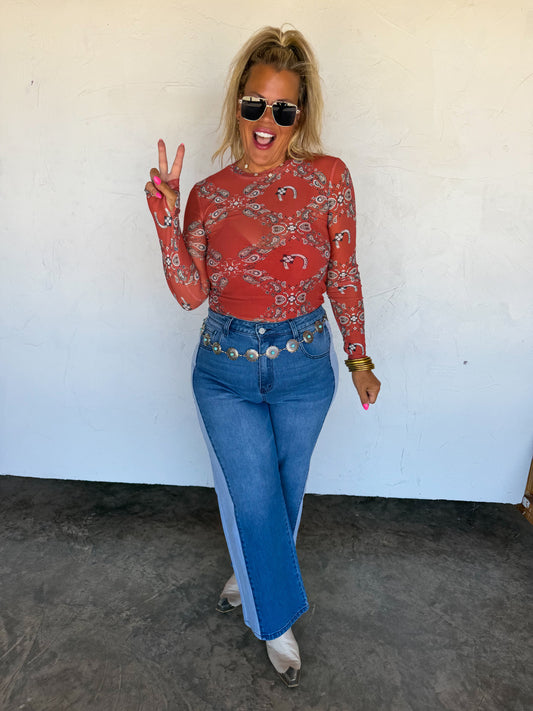 Blakeley Two Tone Denim Jeans - Preorder by Blakeley