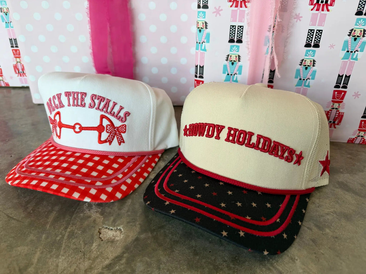 PREORDER- HOLIDAY HOTTIE TRUCKER HATS by BLAKELEY