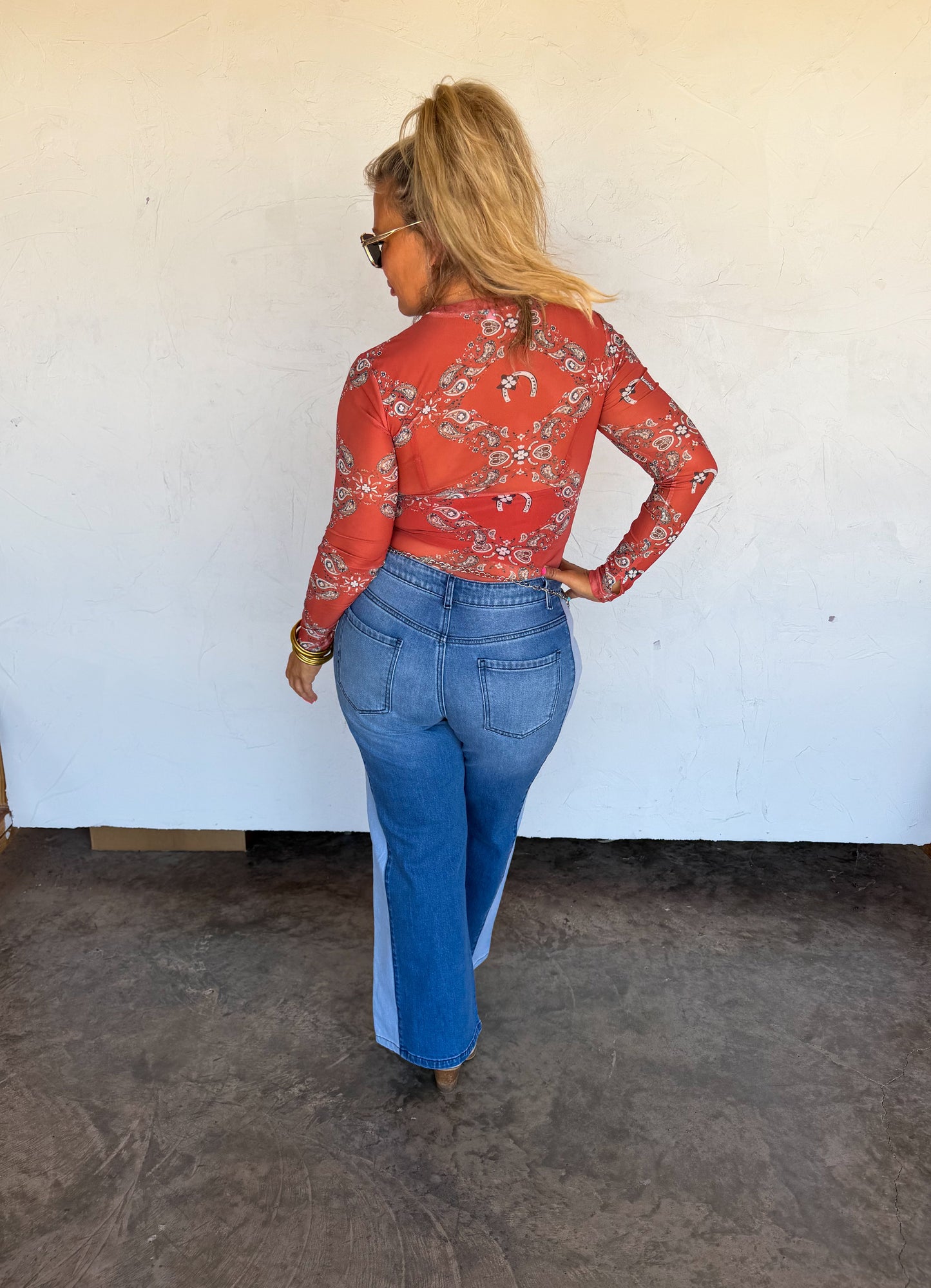 Blakeley Two Tone Denim Jeans - Preorder by Blakeley