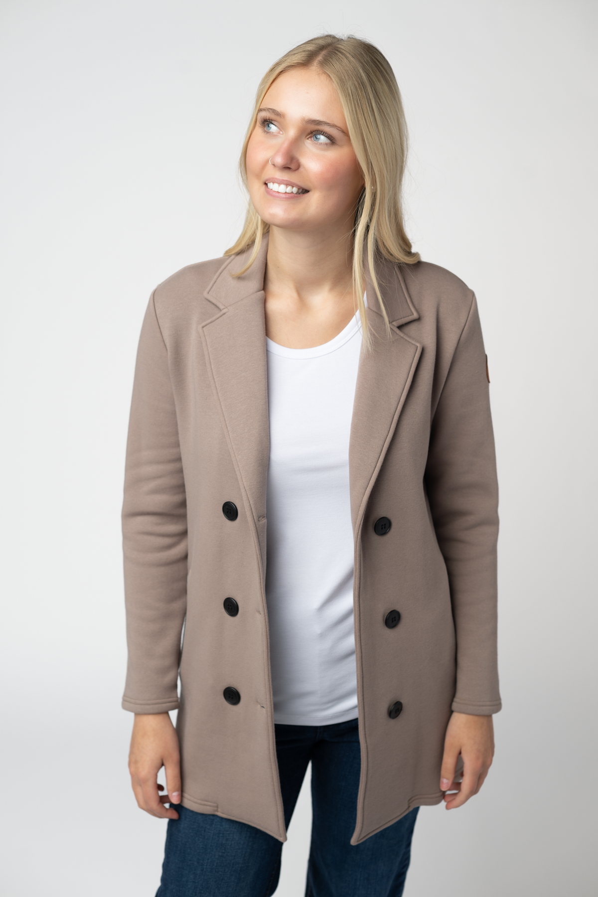 IN STOCK Scarlett Sweater Jacket - Mocha by Michelle Mae