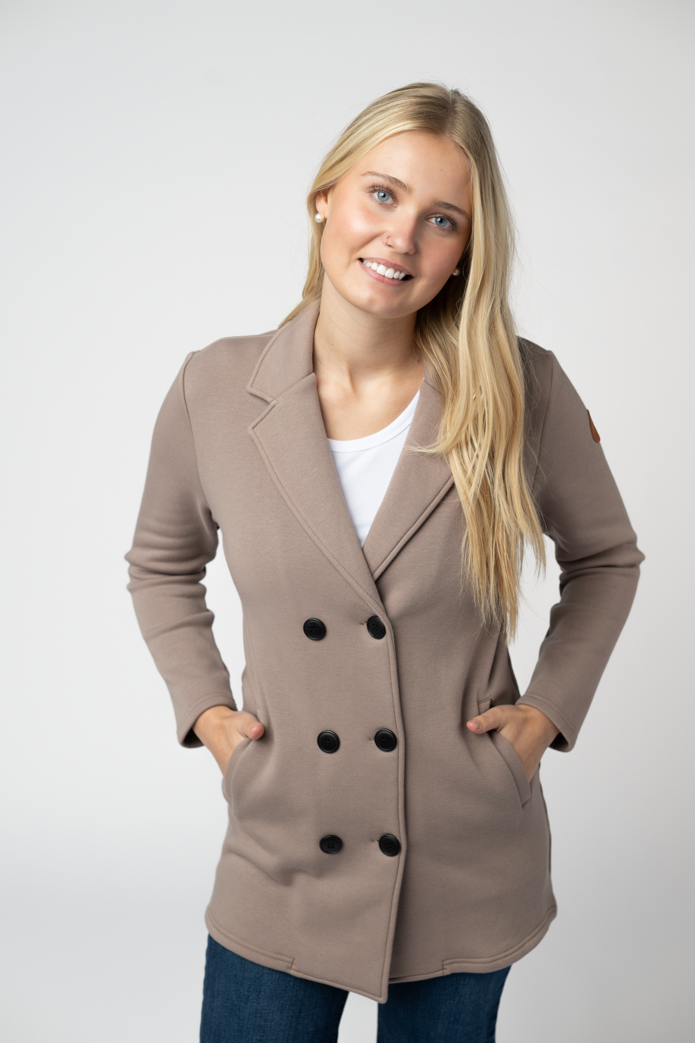 Scarlett Sweater Jacket - Mocha by Michelle Mae