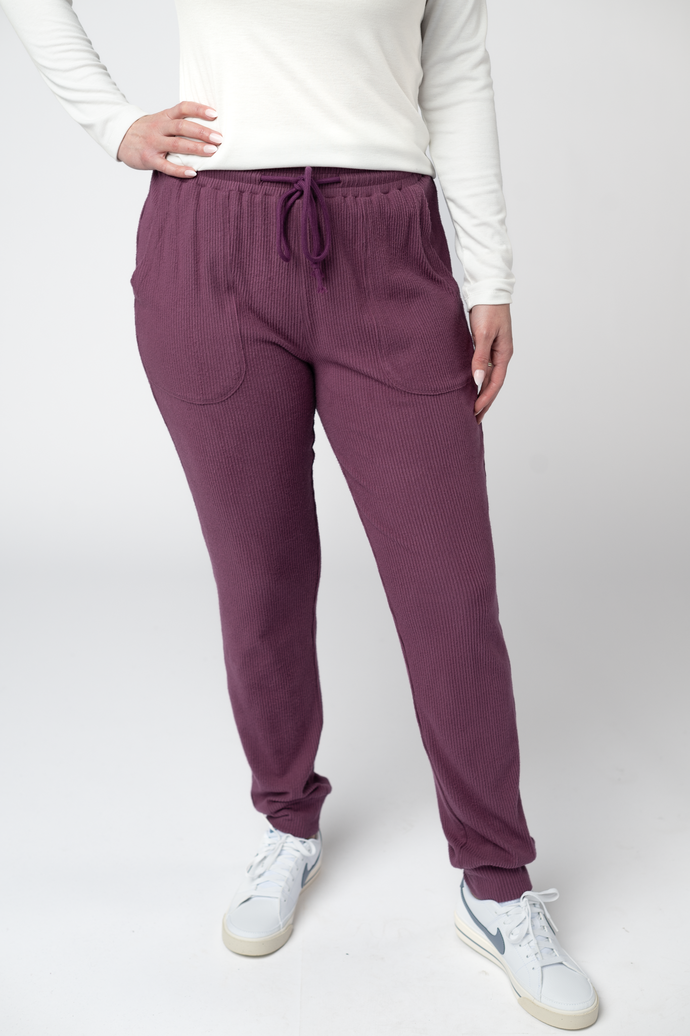 IN STOCK Corrine Joggers - Plum by Michelle Mae