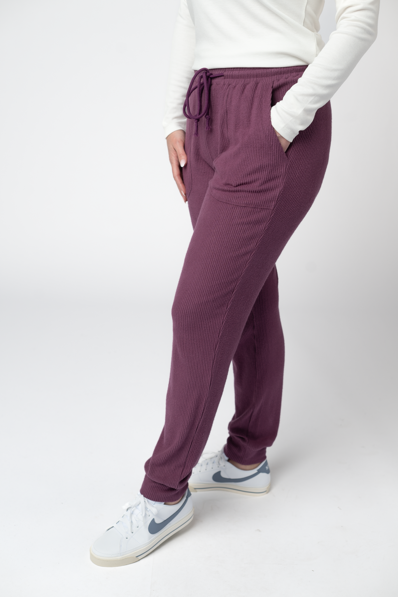 IN STOCK Corrine Joggers - Plum by Michelle Mae