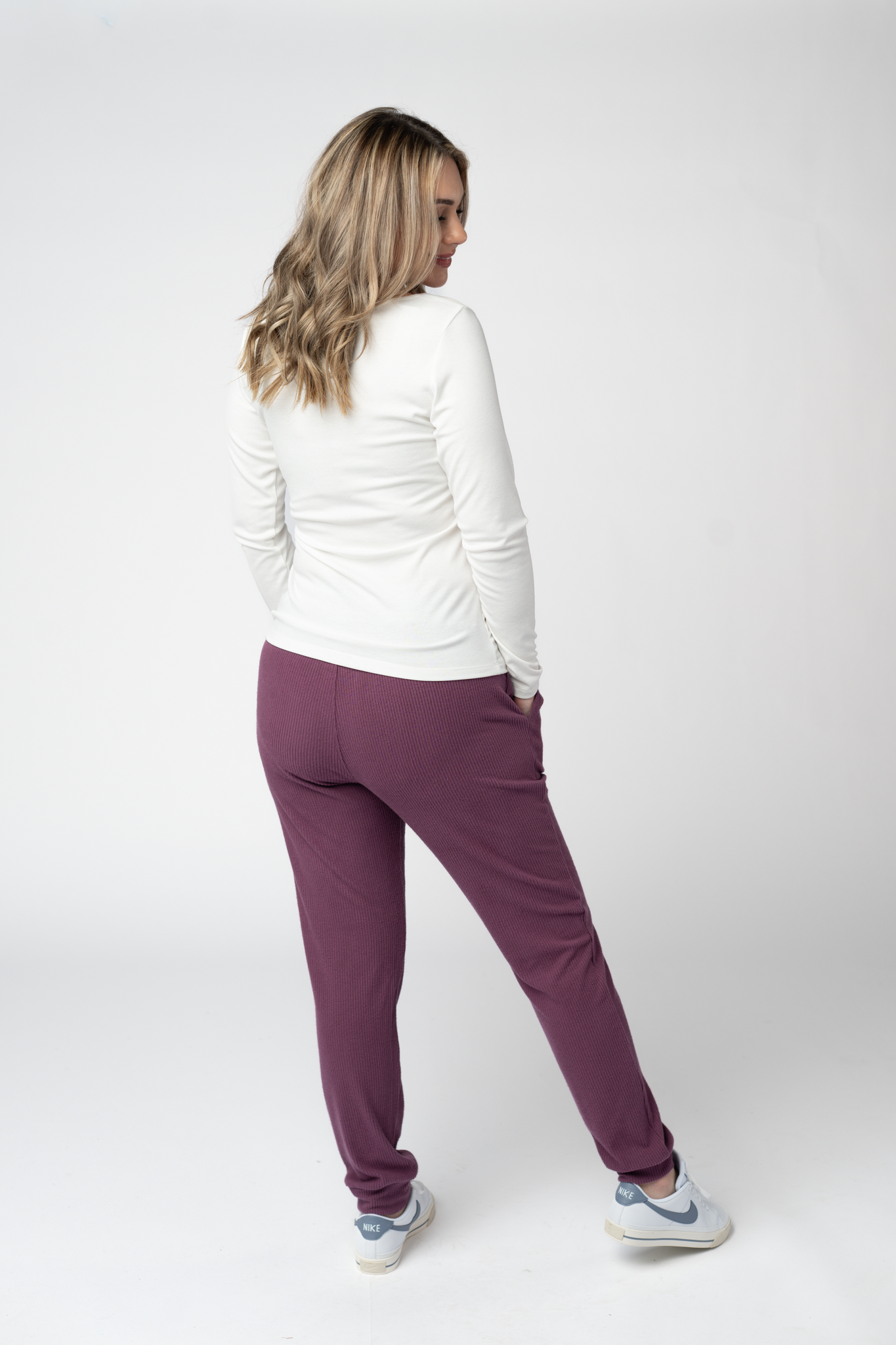 IN STOCK Corrine Joggers - Plum by Michelle Mae