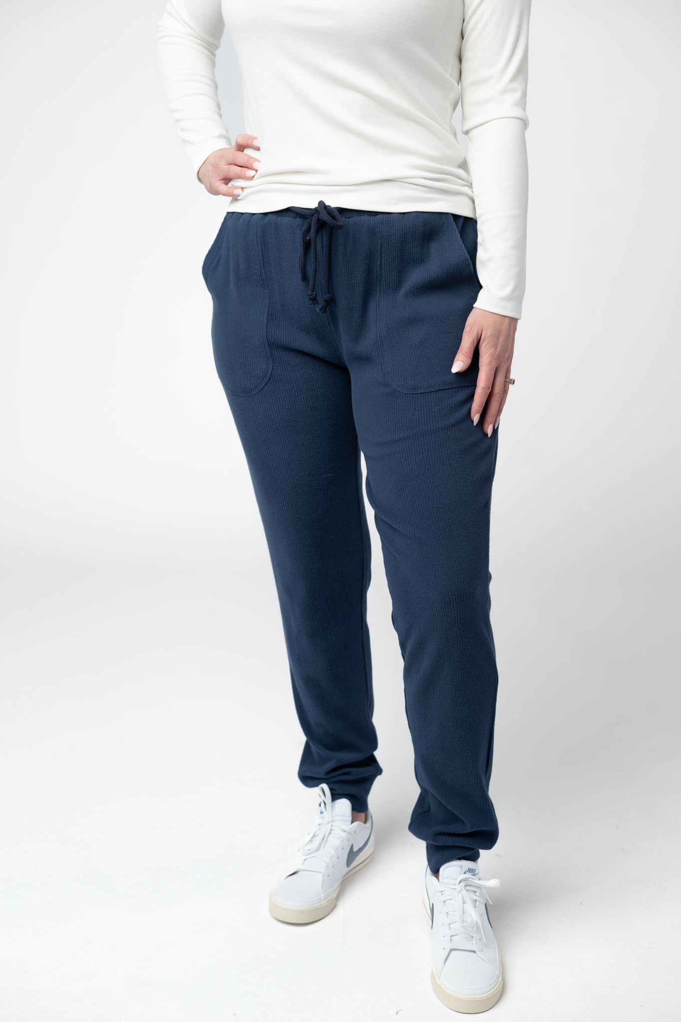 IN STOCK Corrine Joggers - Navy by Michelle Mae
