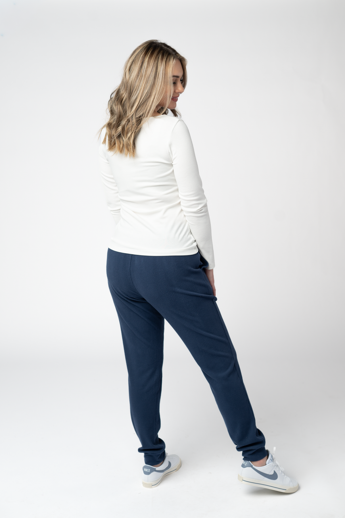 IN STOCK Corrine Joggers - Navy by Michelle Mae