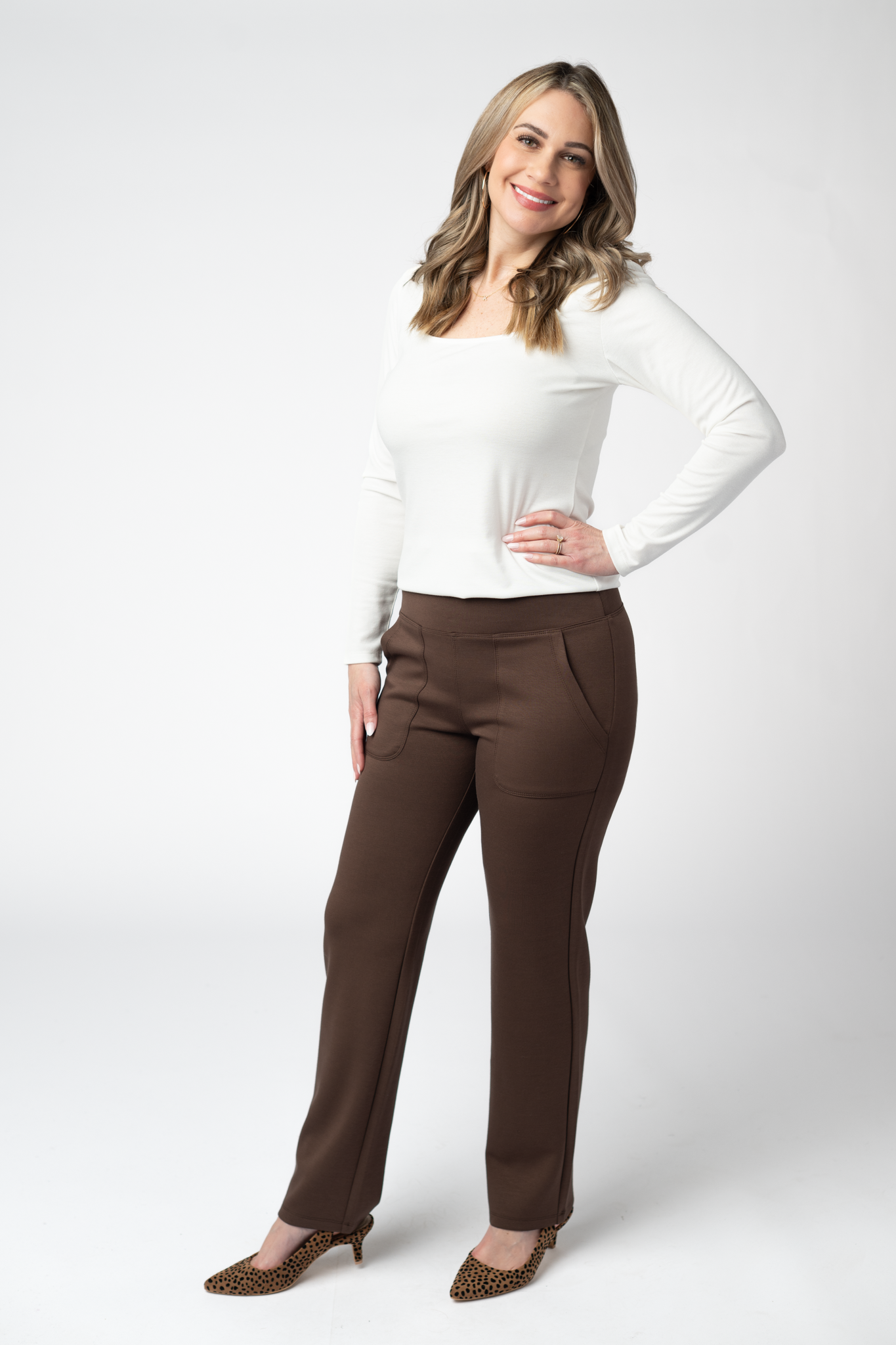 IN STOCK Luxe Ankle Bottoms- Brown by Michelle Mae