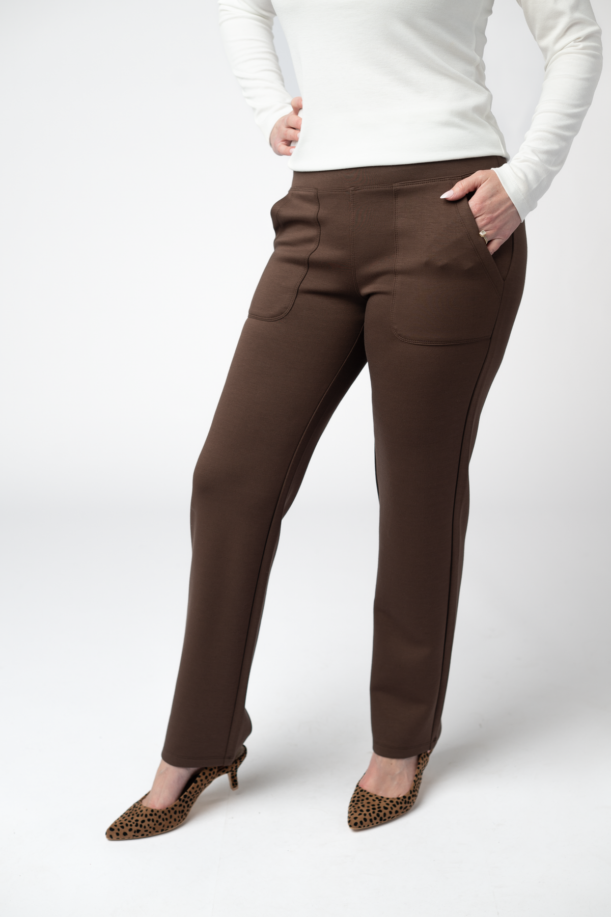 IN STOCK Luxe Ankle Bottoms- Brown by Michelle Mae