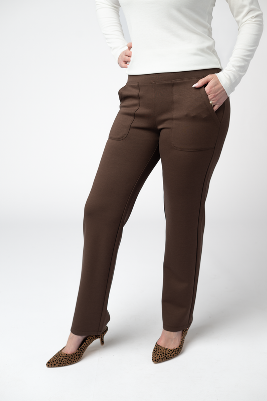 IN STOCK Luxe Ankle Bottoms- Brown by Michelle Mae
