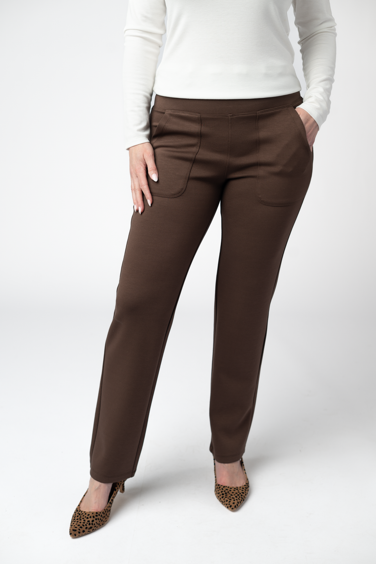IN STOCK Luxe Ankle Bottoms- Brown by Michelle Mae