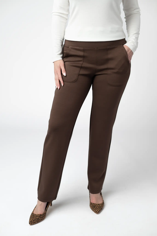 Luxe Ankle Bottoms- Brown by Michelle Mae
