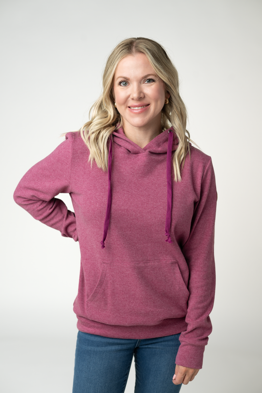 IN STOCK Hailey Hoodie - Raspberry by Michelle Mae
