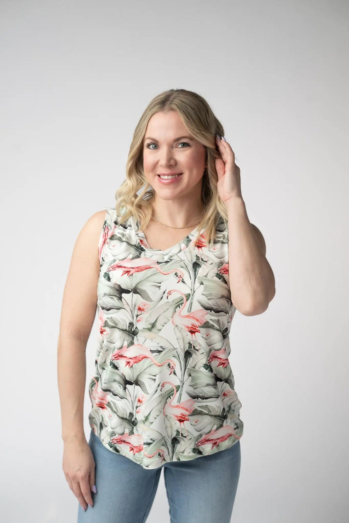 IN STOCK Noelle Tank - Flamingos FINAL SALE by Michelle Mae