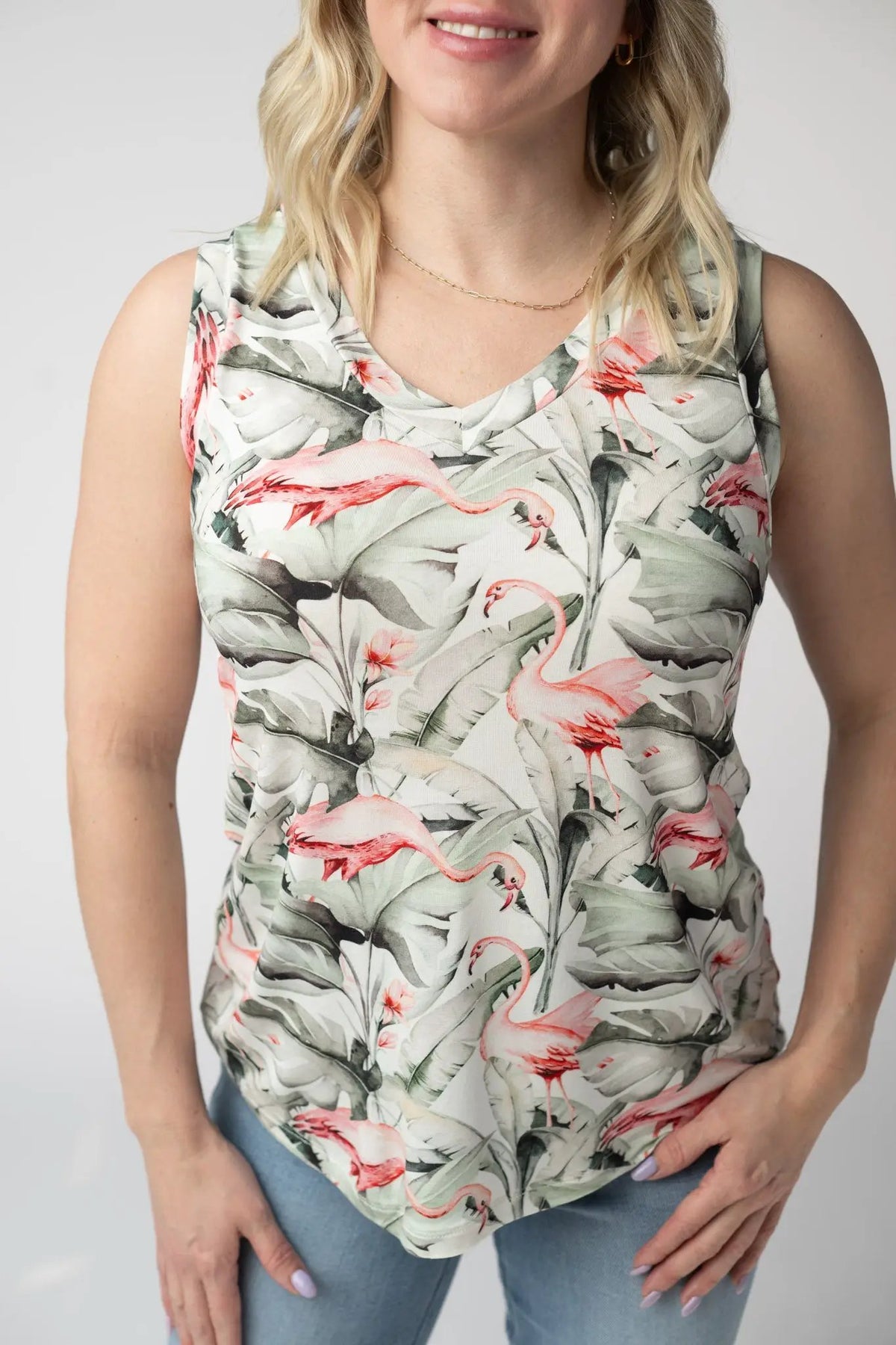 IN STOCK Noelle Tank - Flamingos FINAL SALE by Michelle Mae