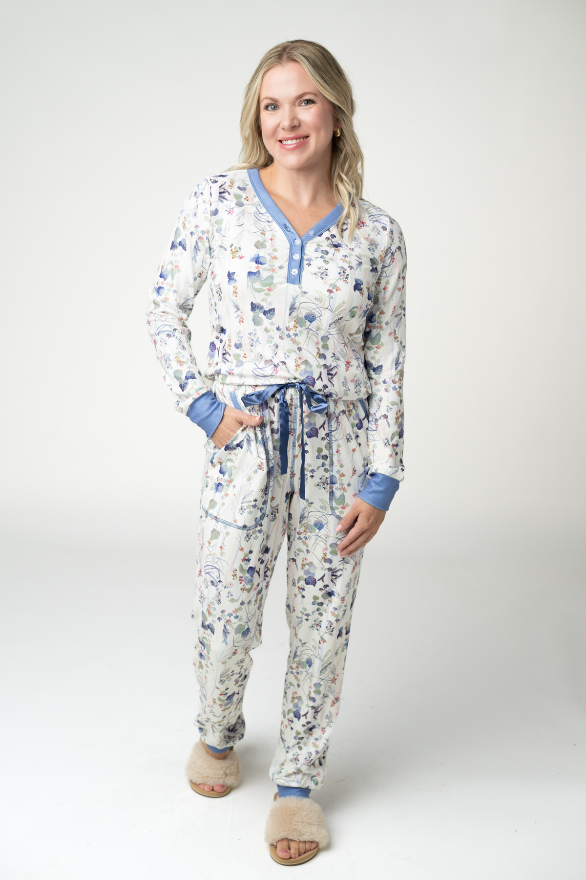IN STOCK Cozy Pajama Set - Olive Meadow by Michelle Mae