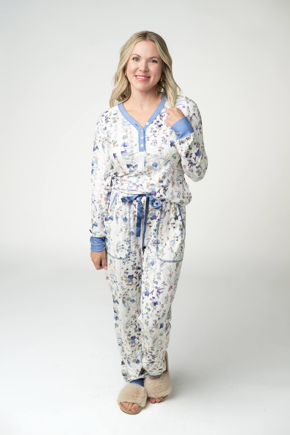 IN STOCK Cozy Pajama Set - Olive Meadow by Michelle Mae