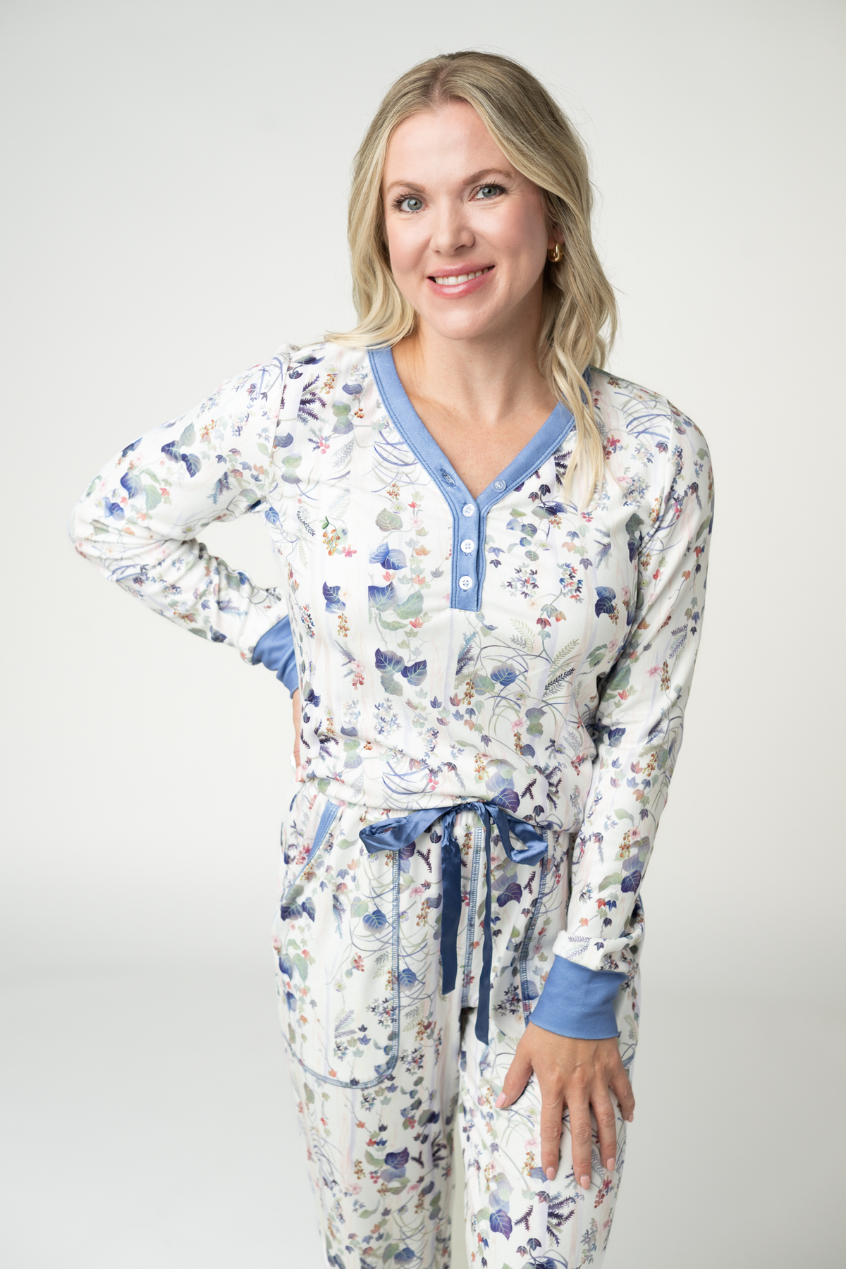 IN STOCK Cozy Pajama Set - Olive Meadow by Michelle Mae
