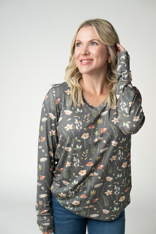 IN STOCK Larissa Long Sleeve - Wildflower Meadow by Michelle Mae