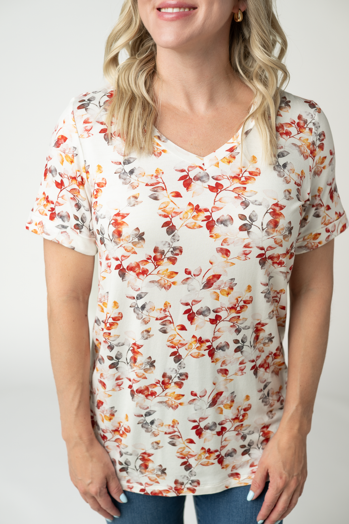 IN STOCK Sophie Top - Autumn Watercolor by Michelle Mae