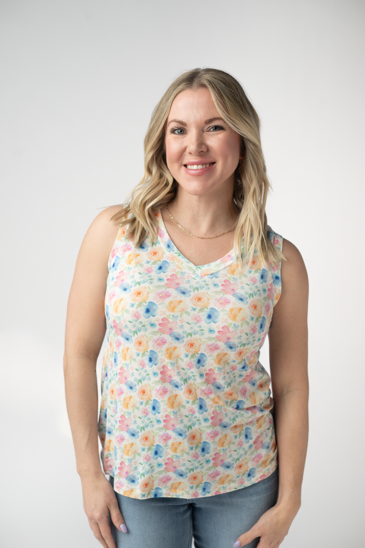 IN STOCK Noelle Tank - Petal Gardens FINAL SALE by Michelle Mae