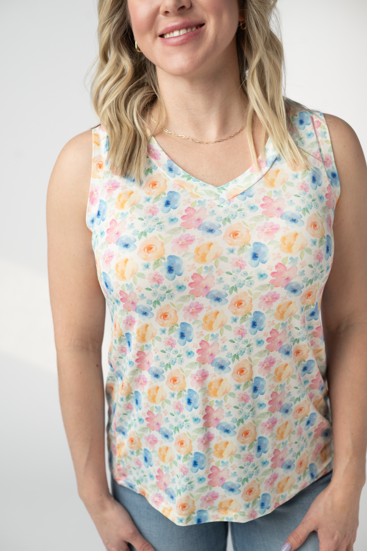 IN STOCK Noelle Tank - Petal Gardens FINAL SALE by Michelle Mae