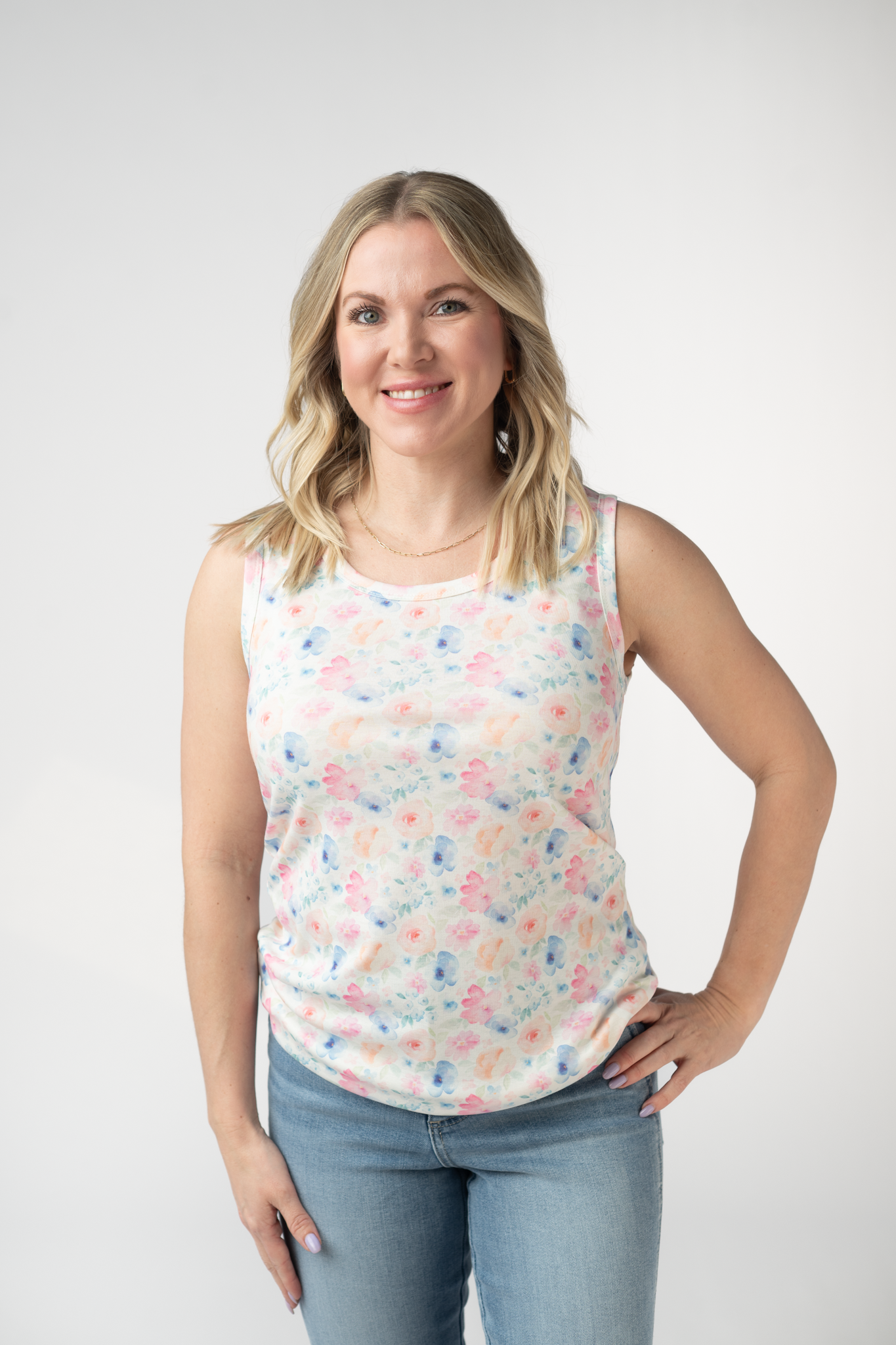 IN STOCK Ava Tank - Petal Gardens FINAL SALE by Michelle Mae