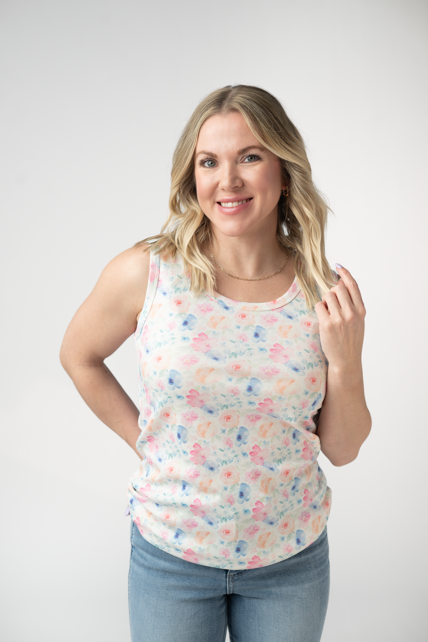 IN STOCK Ava Tank - Petal Gardens FINAL SALE by Michelle Mae