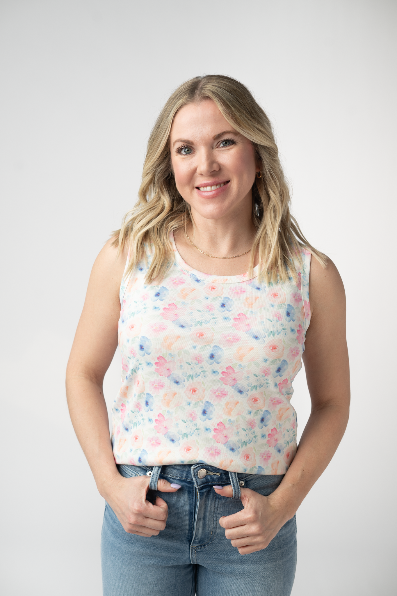 IN STOCK Ava Tank - Petal Gardens FINAL SALE by Michelle Mae