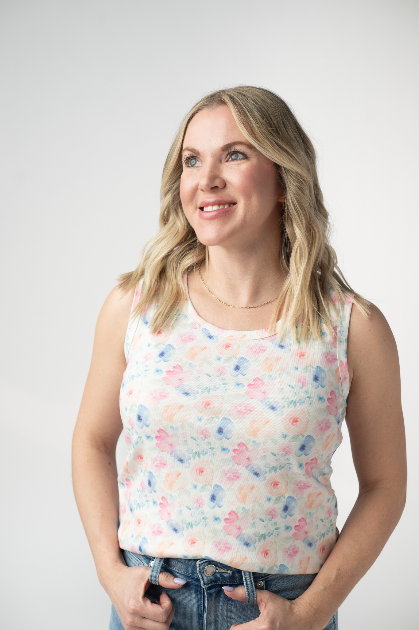 IN STOCK Ava Tank - Petal Gardens FINAL SALE by Michelle Mae