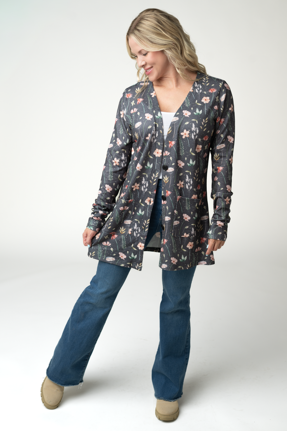 IN STOCK Cori Cardigan - Wildflower Meadow by Michelle Mae