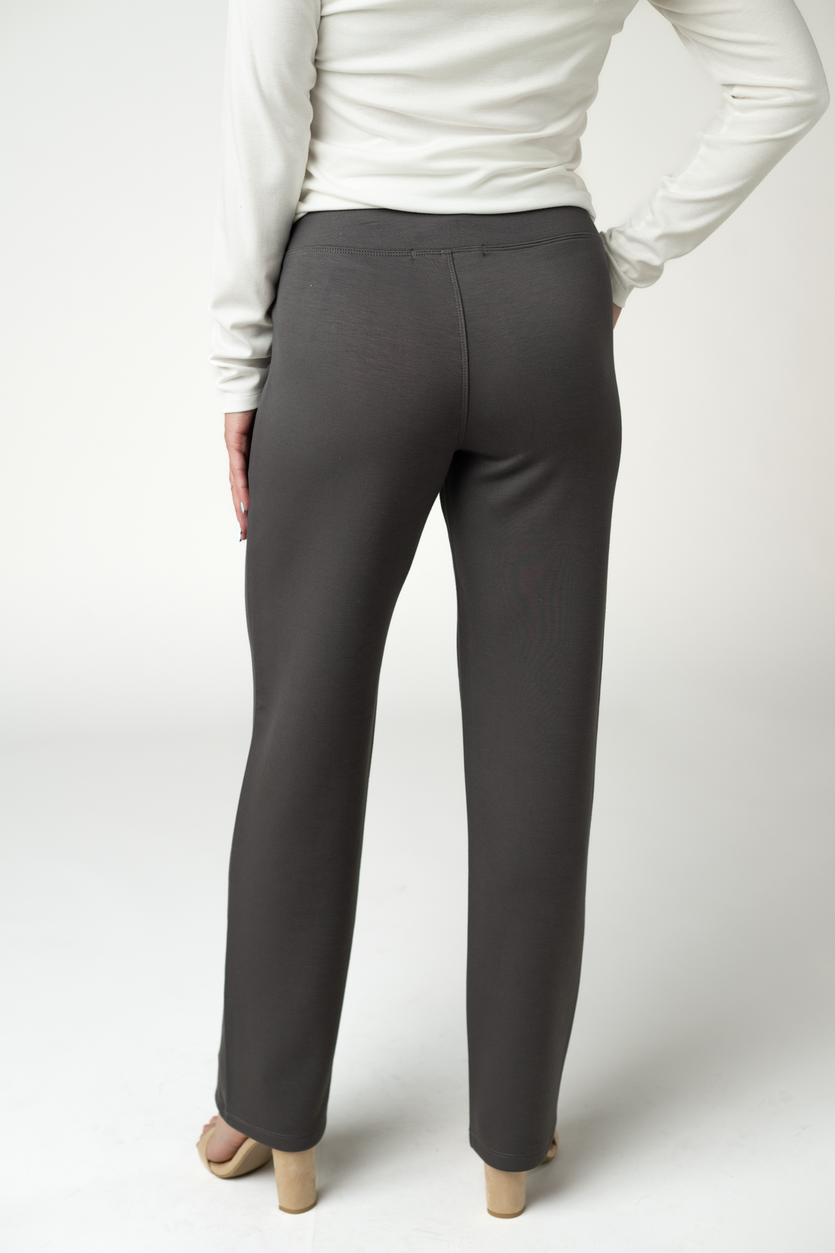 IN STOCK Luxe Ankle Bottoms- Charcoal by Michelle Mae
