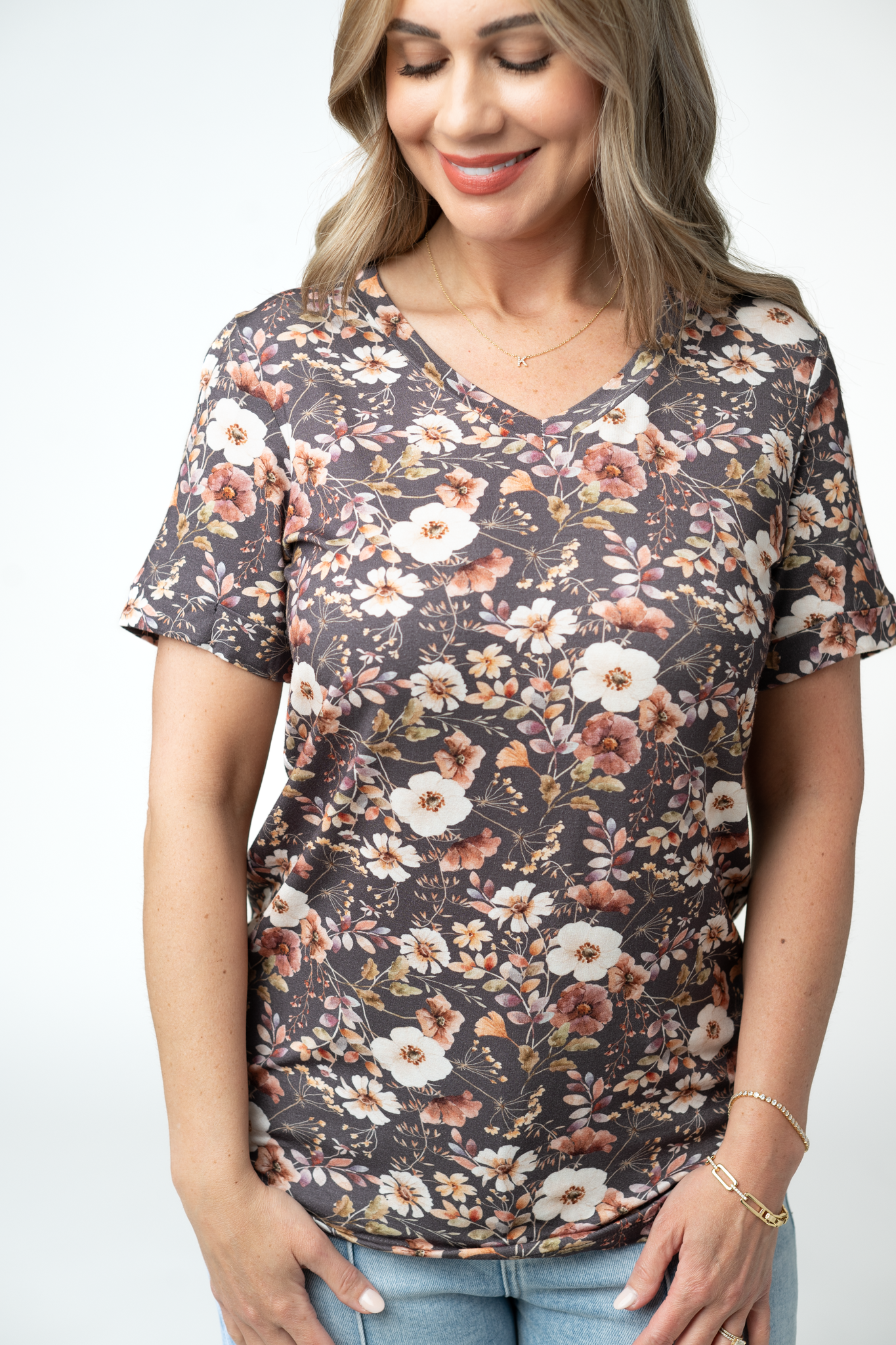 Sophie Top - Blushwood Floral by Michelle Mae