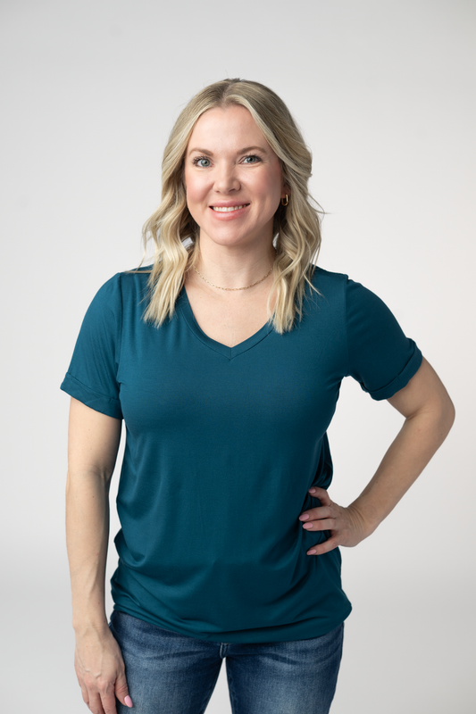 Sophie Top - Teal by Michelle Mae