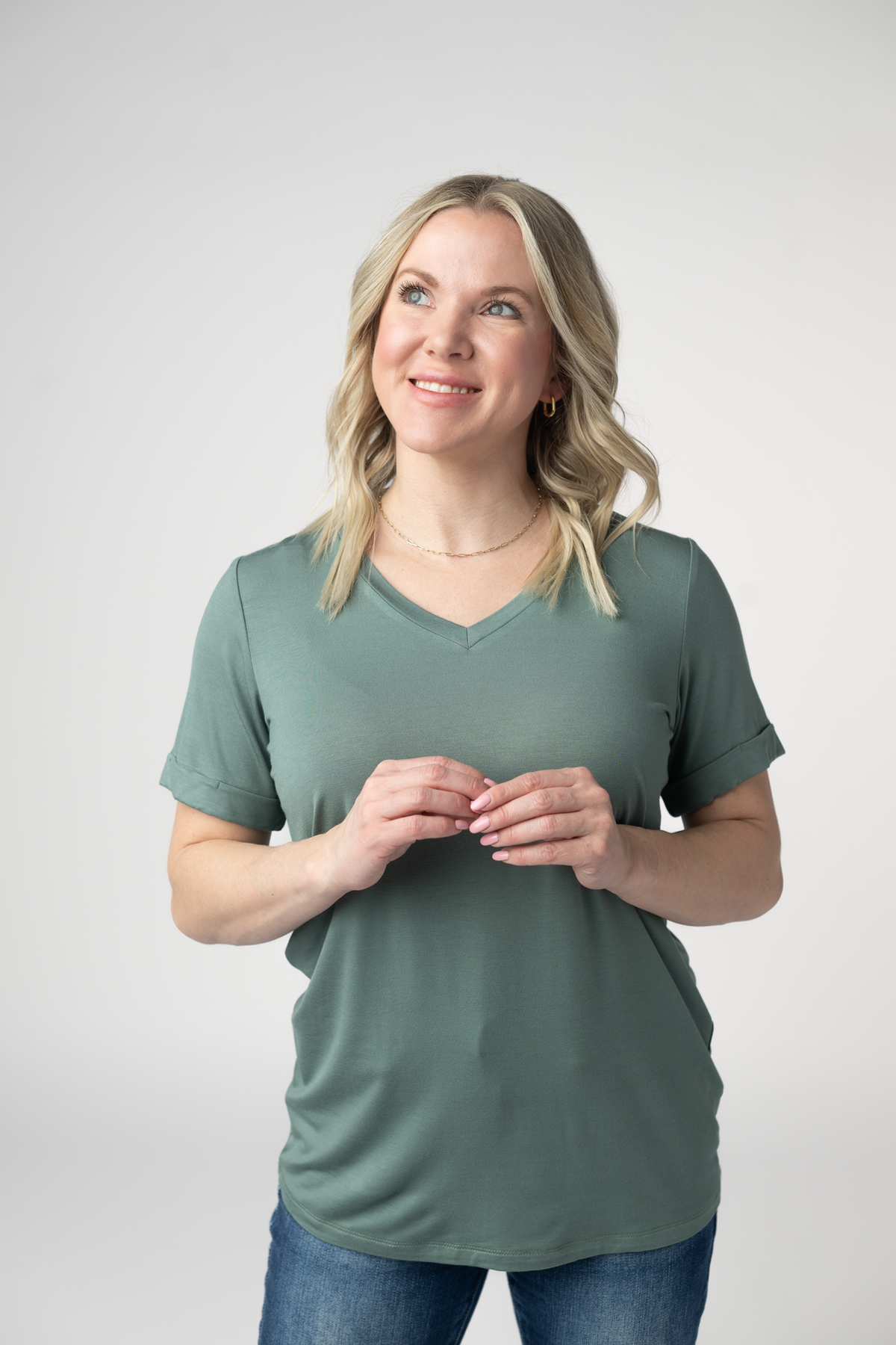 IN STOCK Sophie Top - Dusty Jade by Michelle Mae