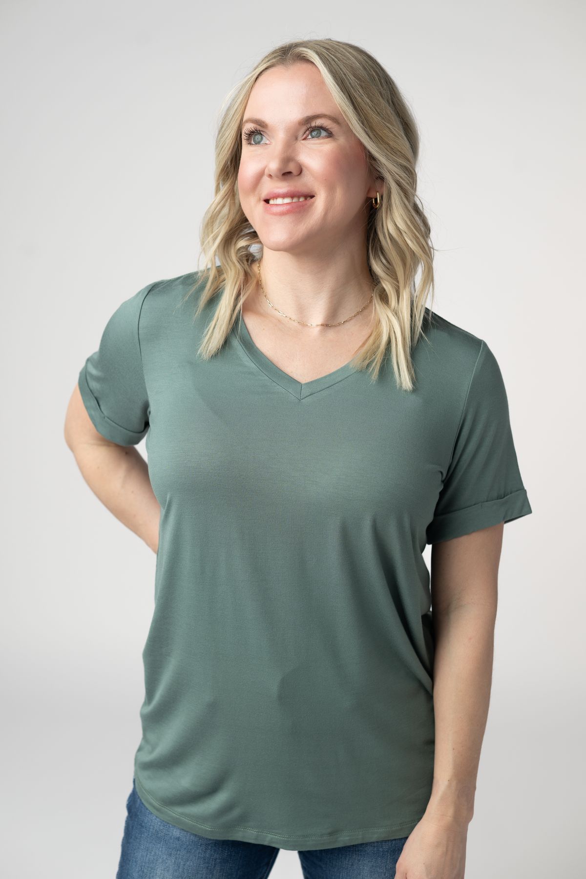 IN STOCK Sophie Top - Dusty Jade by Michelle Mae