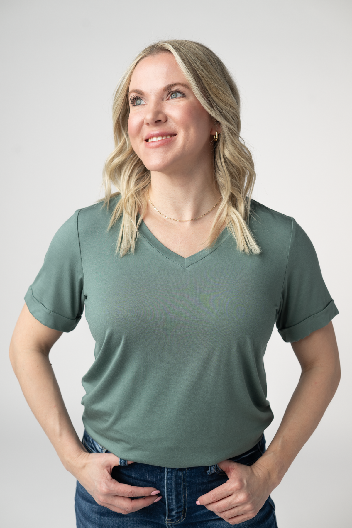 IN STOCK Sophie Top - Dusty Jade by Michelle Mae