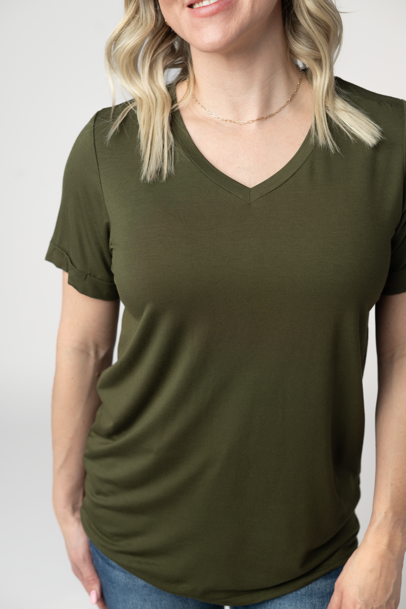 Sophie Top - Dark Olive by Michelle Mae