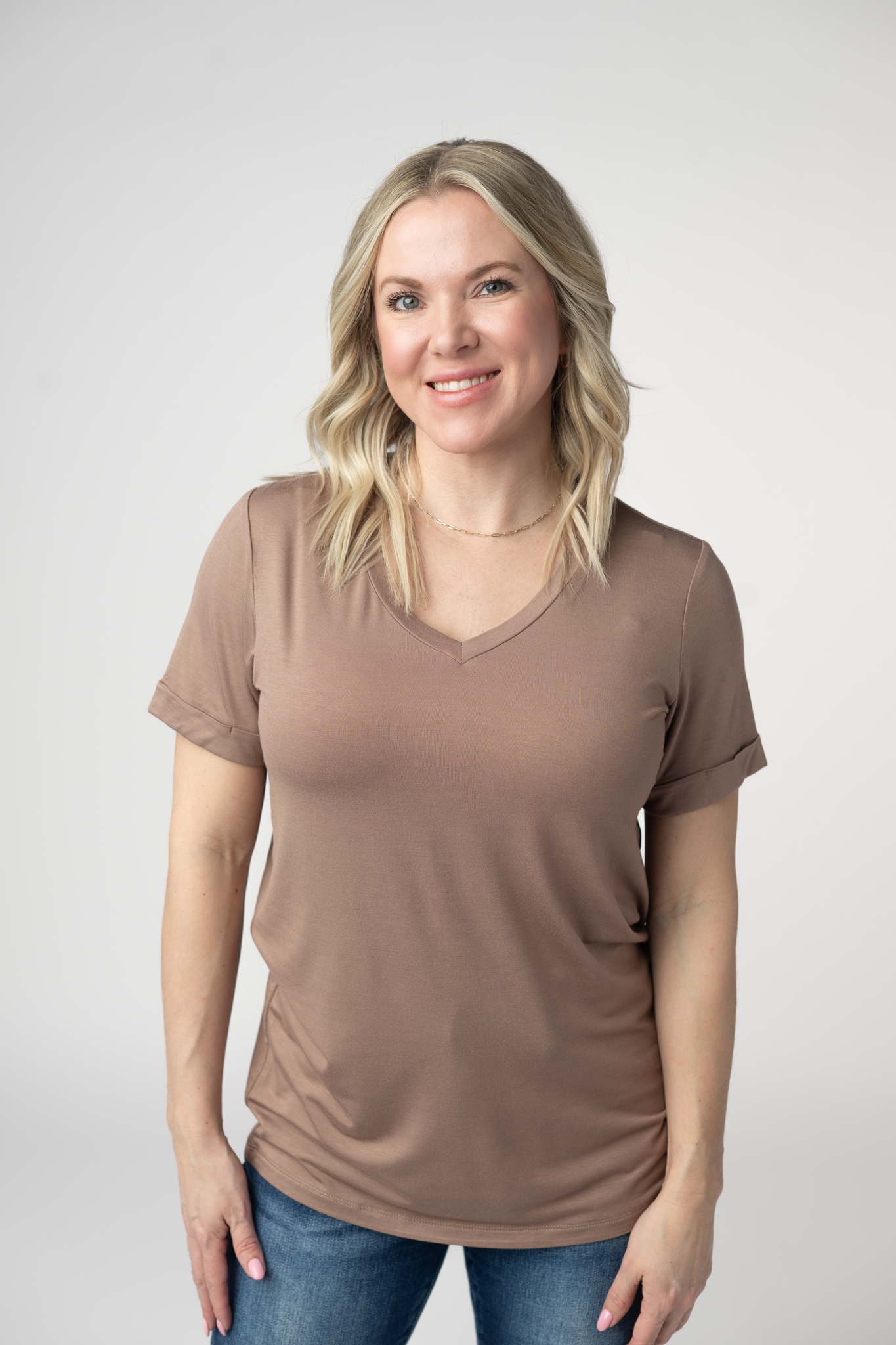 Sophie Top - Mocha by Michelle Mae
