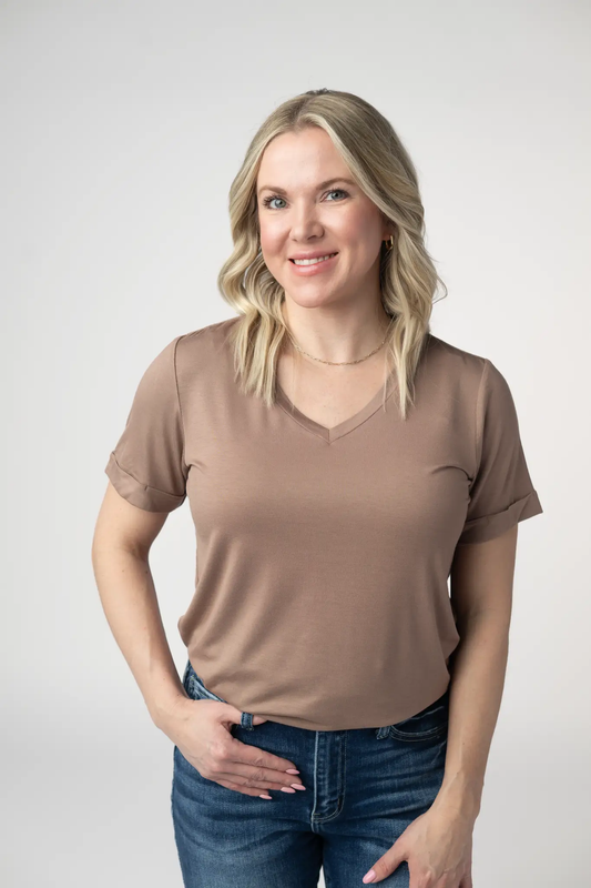 Sophie Top - Mocha by Michelle Mae