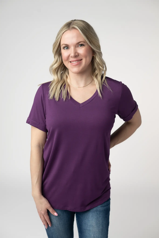 Sophie Top - Purple by Michelle Mae