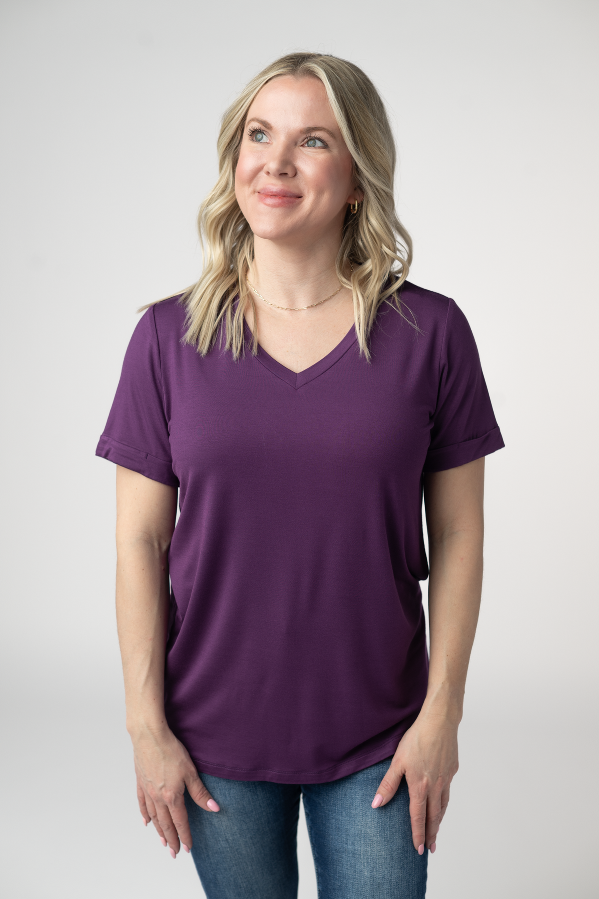 IN STOCK Sophie Top - Purple by Michelle Mae