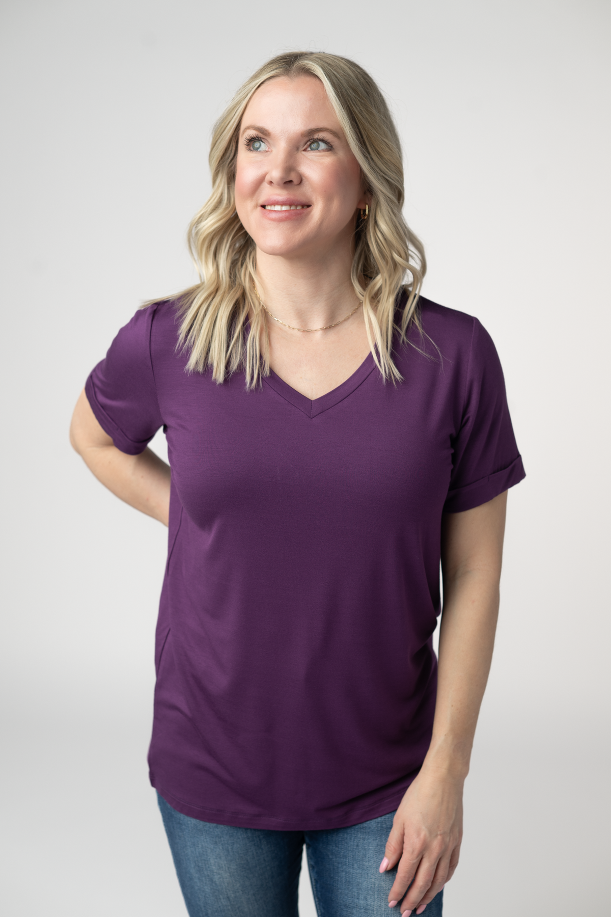 IN STOCK Sophie Top - Purple by Michelle Mae