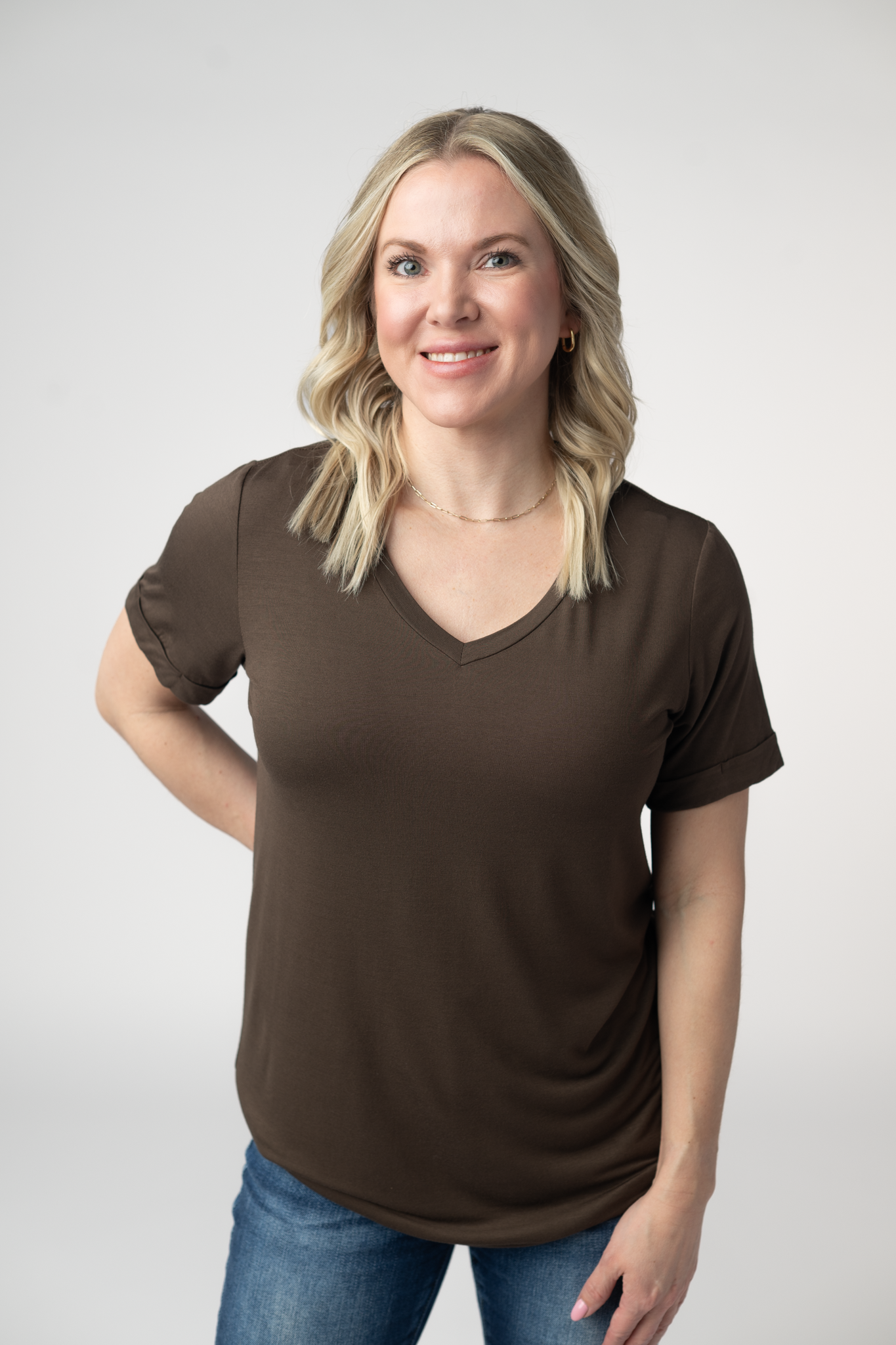 Sophie Top - Brown by Michelle Mae