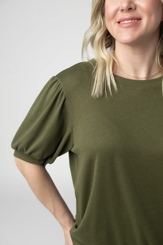 Katie Cozy Top - Olive by Michelle Mae