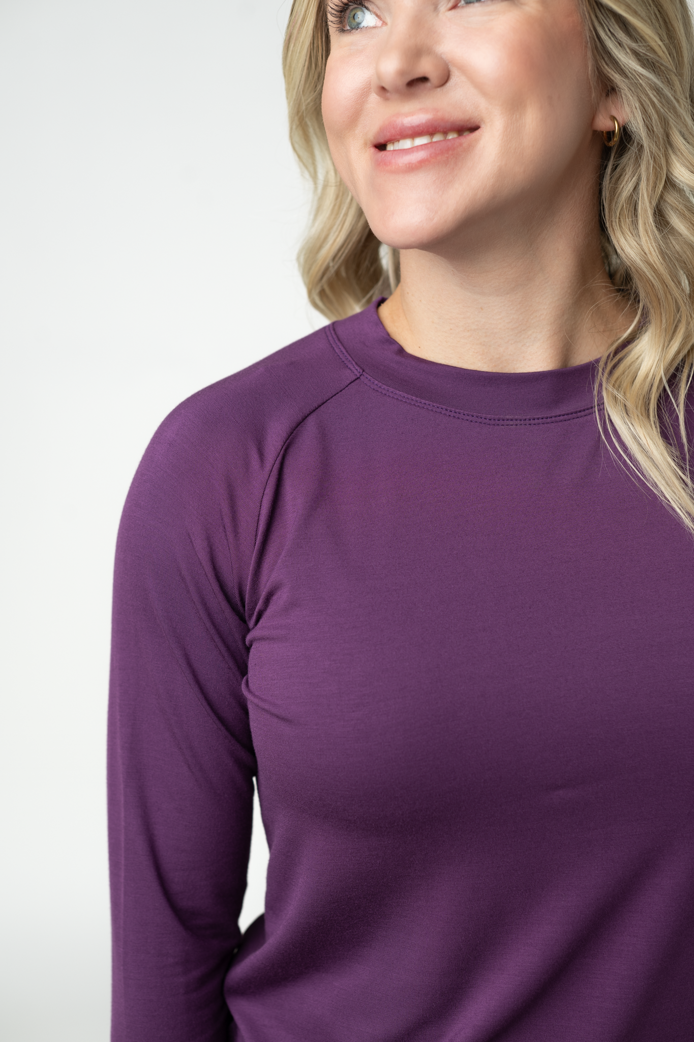 IN STOCK Blair Long Sleeve Top - Purple by Michelle Mae
