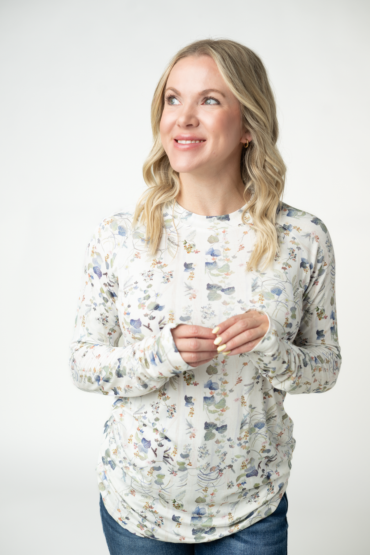 IN STOCK Blair Long Sleeve Top - Olive Meadows by Michelle Mae