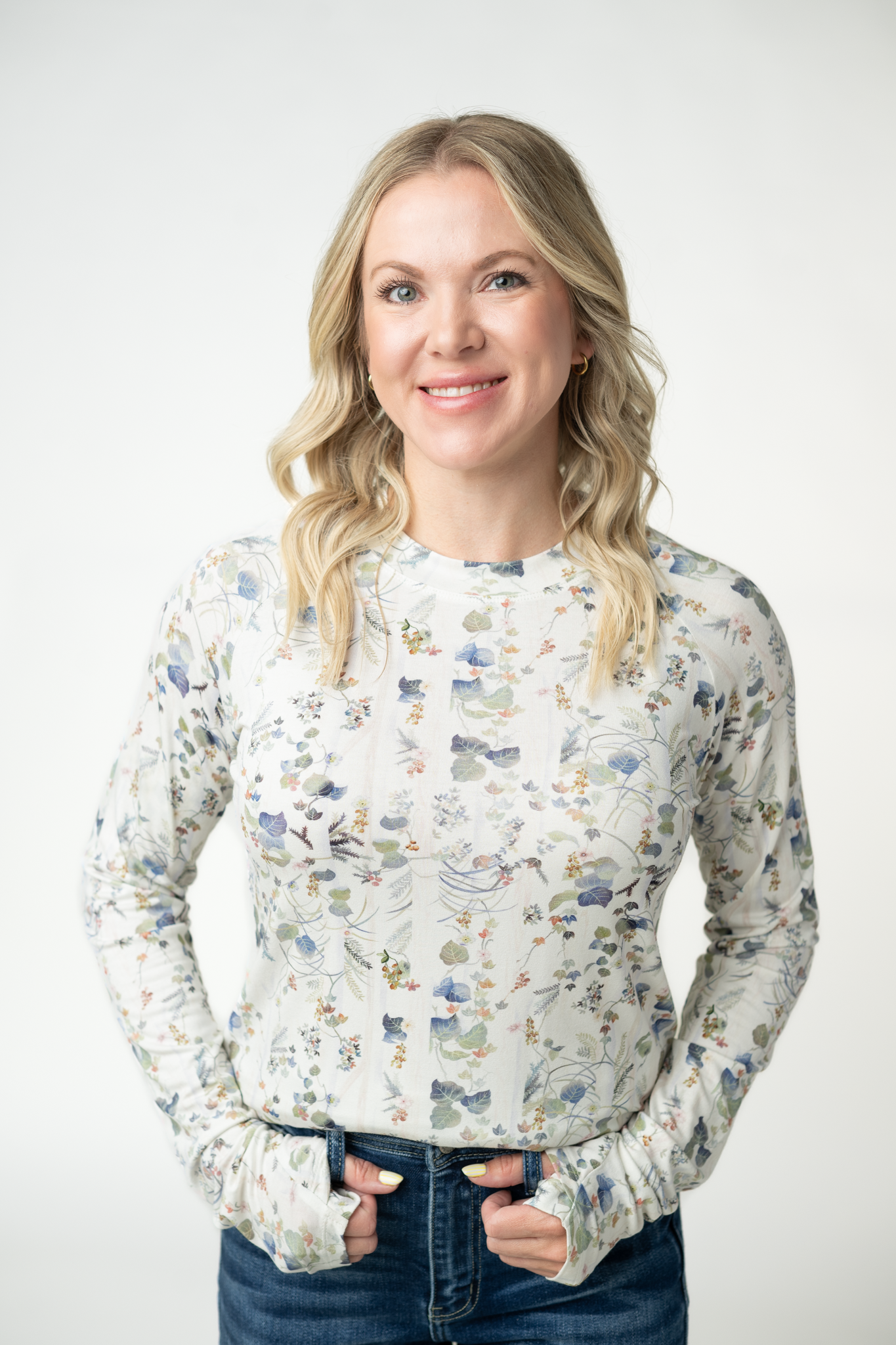 IN STOCK Blair Long Sleeve Top - Olive Meadows by Michelle Mae